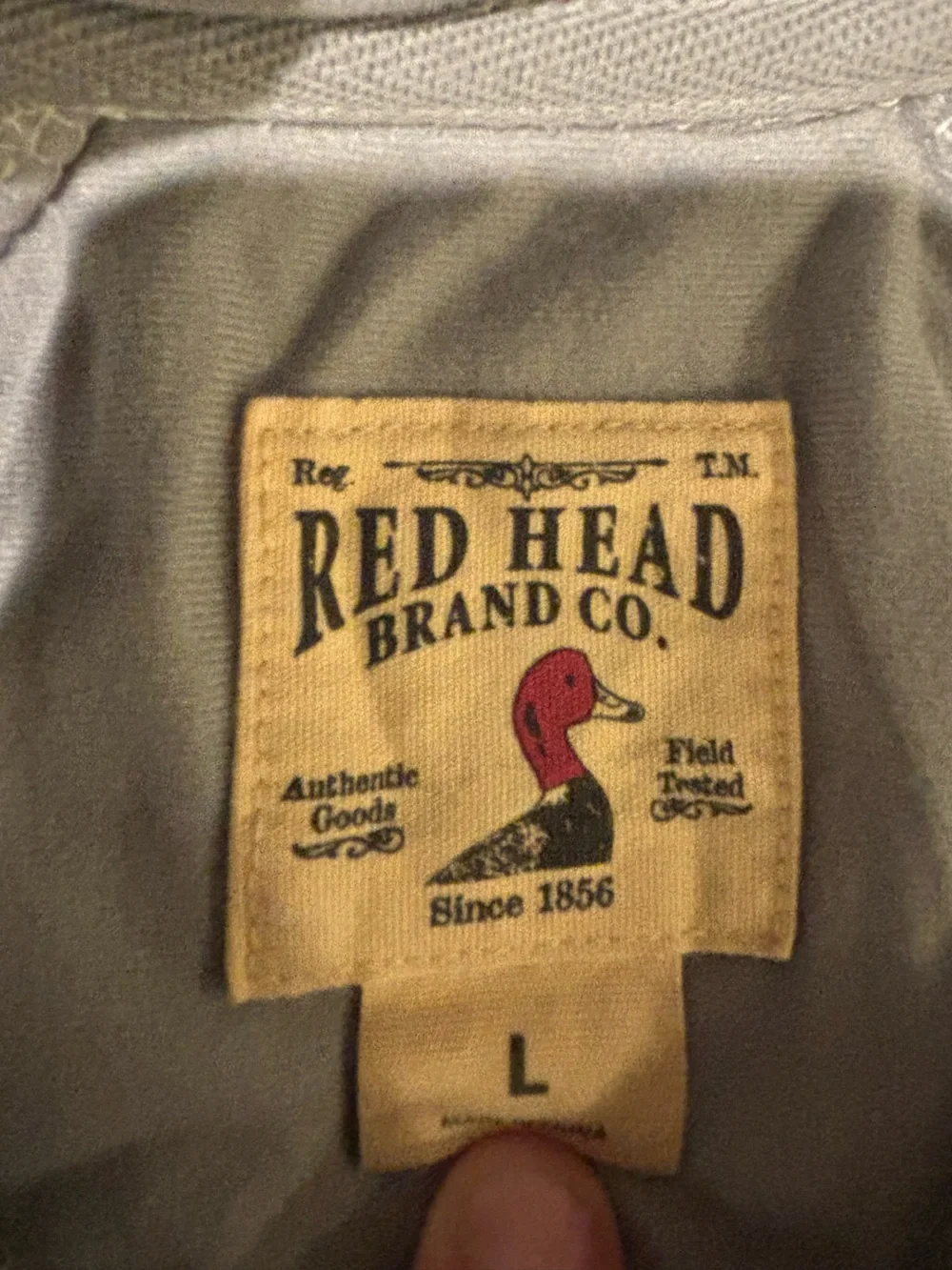 RedHead Men's Heather Gray Knit Shirt Jacket with Button Placket